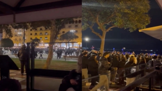 Εικόνες ντροπής στη Θεσσαλονίκη: Σοκαριστικό βίντεο από την στιγμή της τρανσφοβικής επίθεσης στην Αριστοτέλους – «Δεν θα μείνετε ατιμώρητοι…»