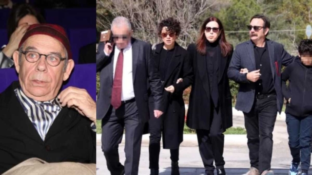 Κηδεία Ηλία Λογοθέτη: Τραγικές φιγούρες ο γιος του Αλέξανδρος και η σύζυγός του – Ποιοι διάσημοι έδωσαν το παρών;