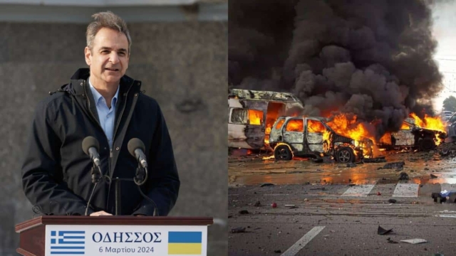 Βίντεο-ντοκουμέντο: Η στιγμή της πυραυλικής επίθεσης κοντά στο κονβόι του Ζελένσκι στην Οδησσό – Το παρασκήνιο της επίσκεψης Μητσοτάκη