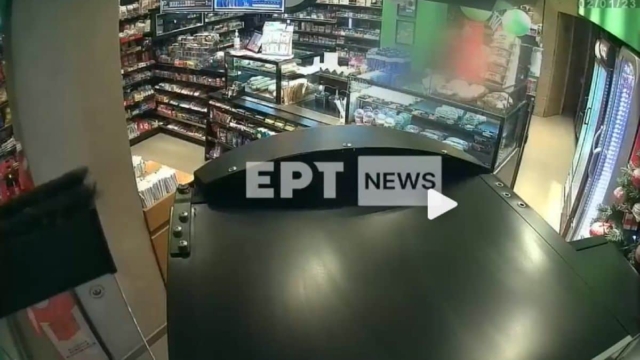 Θεσσαλονίκη: Βίντεο ντοκουμέντο από ληστεία σε ψιλικατζίδικο