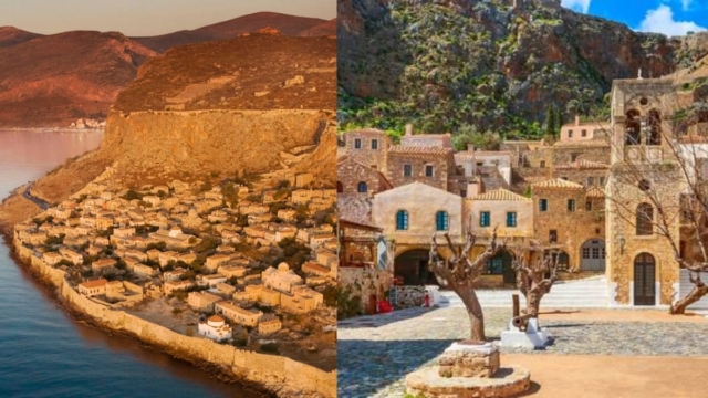 Μονεμβασιά: Το «πέτρινο καράβι» του Ρίτσου με την καθηλωτική θέα στον ορίζοντα (video)