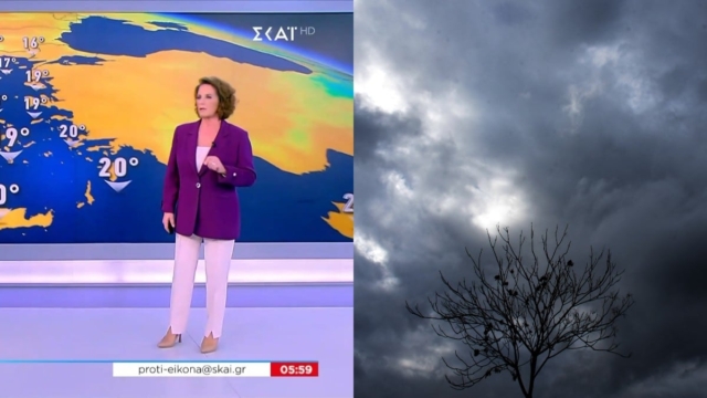 Καιρικό σήμα κινδύνου από την Χριστίνα Σούζη: «Μέχρι το απόγευμα να περιμένετε…»