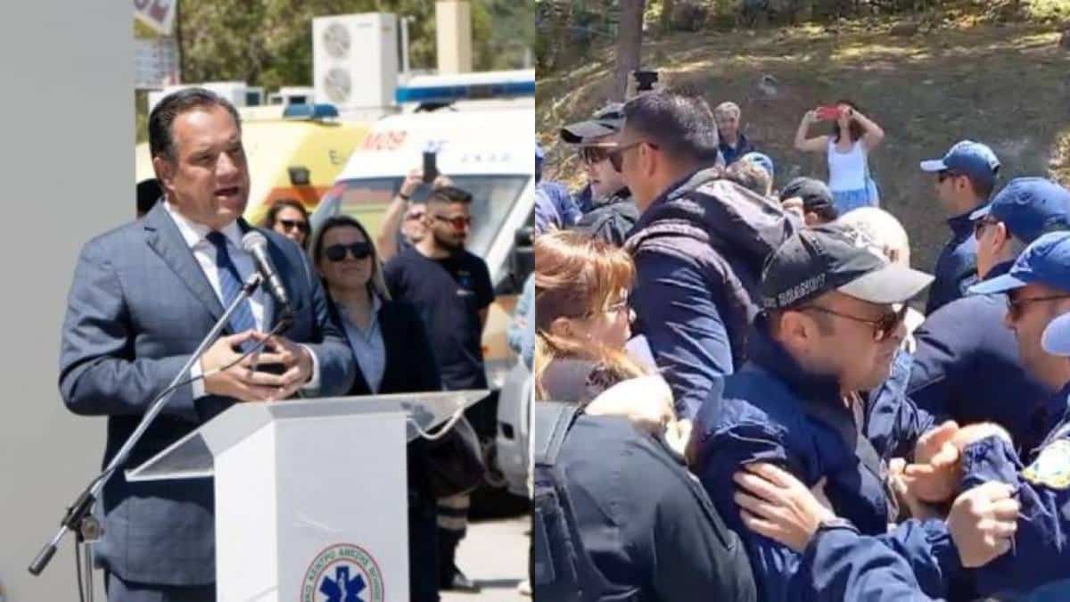 Άδωνις Γεωργιάδης: Ευθεία επίθεση σε υγειονομικούς που τον αποδοκίμαζαν – «Είστε ανθρωπάκια, ασήμαντα…» (video)