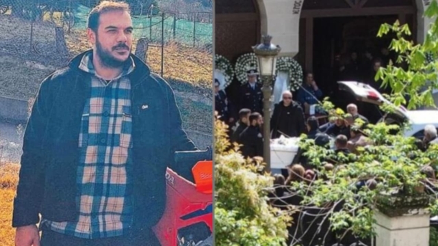 «Ράγισαν» και οι πέτρες: Είπαν το τελευταίο αντίο στον αδικοχαμένο αστυνομικό που σκοτώθηκε στο Πασαλιμάνι (video)