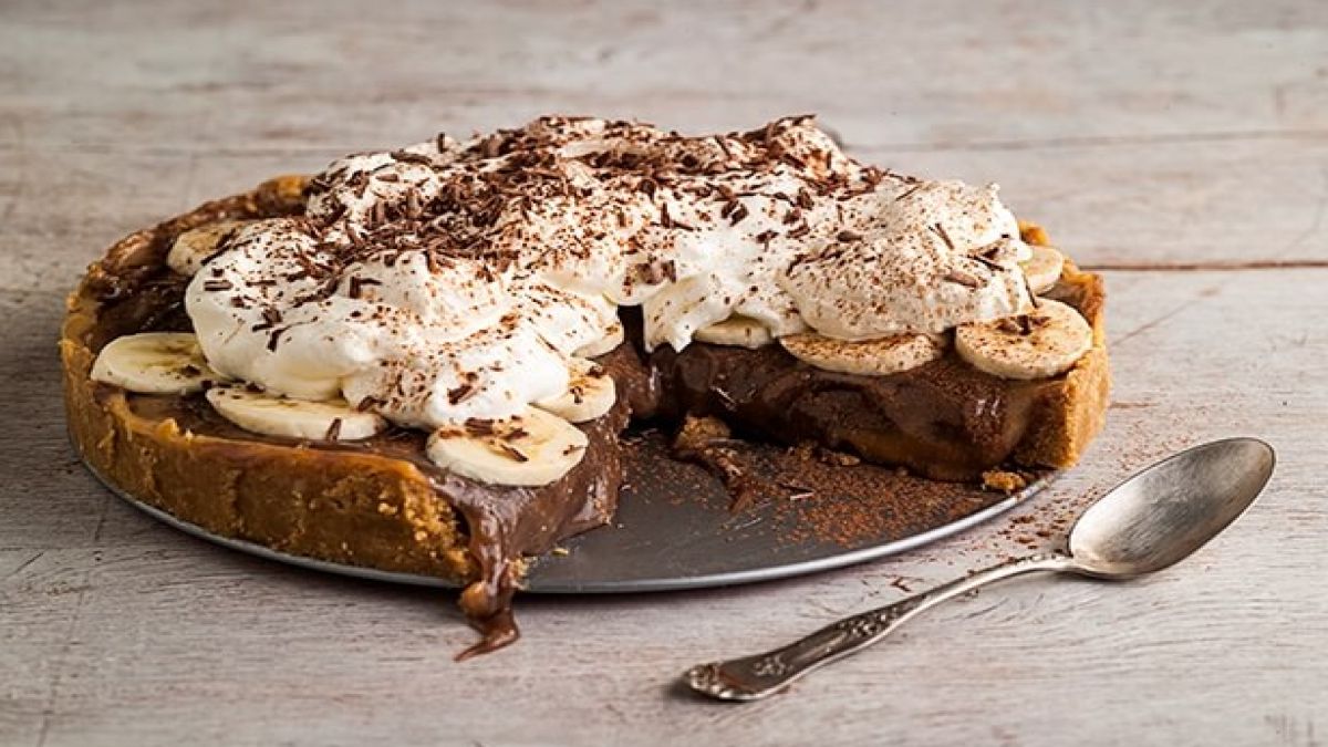 Γλυκό ψυγείου με banoffee