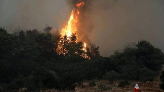 Συναγερμός στο Δήμο Σπάτων-Αρτέμιδας: Φωτιά σε δασική έκταση – Σηκώθηκαν και εναέρια μέσα