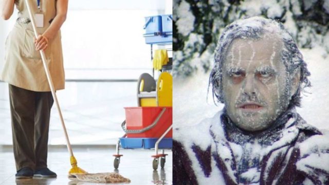Τι κάνει μια καθαρίστρια πέρα από το να καθαρίζει; Το καμένο ανέκδοτο της ημέρας (12/04)