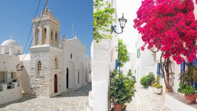 Ολάνθιστα σοκάκια και κυκλαδίτικη απλότητα: Το πανέμορφο χωριό ελληνικού νησιού που μαγεύει την ψυχή (video)