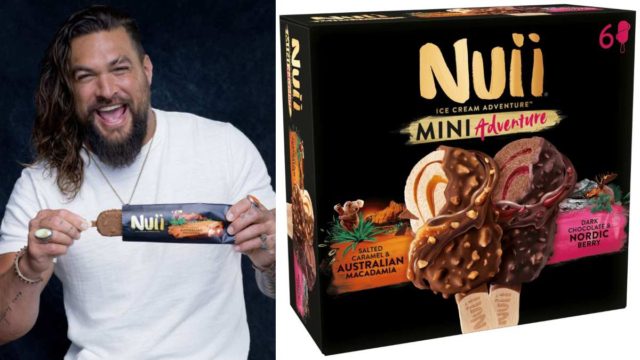 Ο Jason Momoa, πρεσβευτής των παγωτών Nui