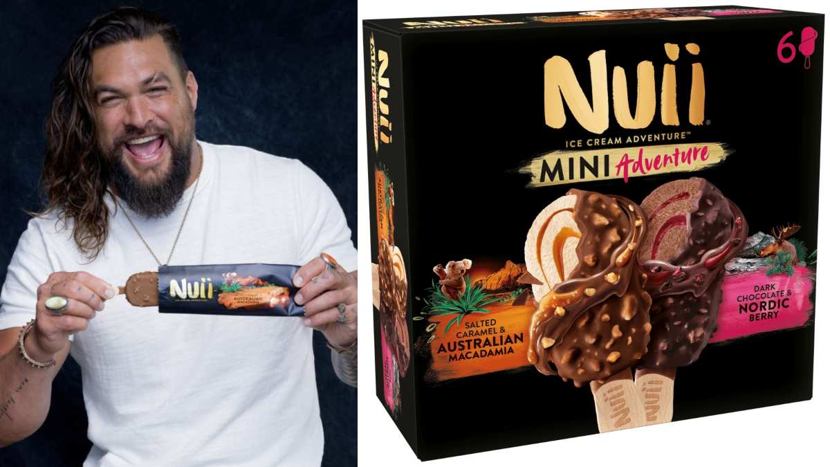 Ο Jason Momoa, πρεσβευτής των παγωτών Nui