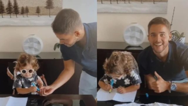 Την έβαλε να υπογράψει ότι δεν θα βρει αγόρι μέχρι το 2041 – Ξεκαρδιστικό βίντεο με πατέρα και την μικρή του κόρη (video)