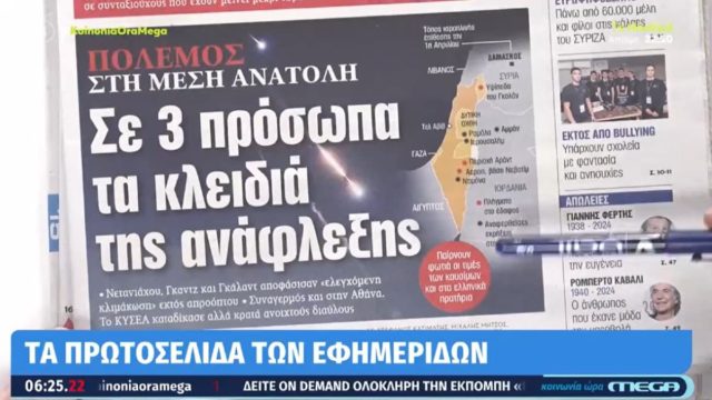 Τα πρωτοσέλιδα των εφημερίδων (15/4)