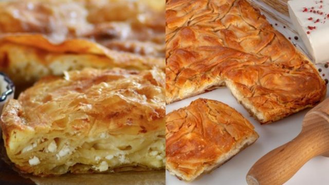 Σαν από τα χέρια της γιαγιάς: Τυρόπιτα με τραγανό φύλλο και αφράτη γέμιση – Το «χρυσό» μυστικό της συνταγής
