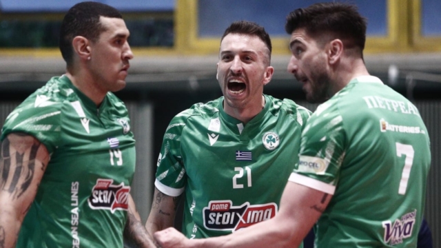 Volley League: Πήρε το θρίλερ ο Παναθηναϊκός και μείωσε σε 2-1 τους τελικούς! (video)