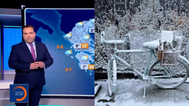 Άσχημη εξέλιξη από τον Κλέαρχο Μαρουσάκη: «Ανεμοστρόβιλοι και χιόνι εν όψει…»