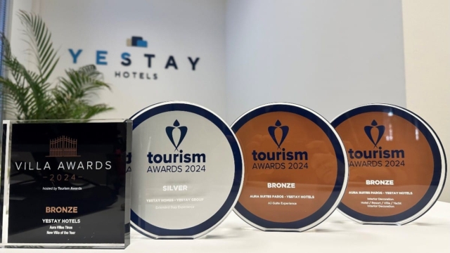 Με 4 βραβεία έφυγε από τα Tourism Awards 2024 η YESTAY GROUP