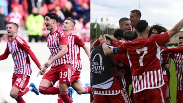 UEFA Youth League: Θρυλικοί οι νέοι του Ολυμπιακού – Προκρίθηκαν στον τελικό και έγραψαν ιστορία (video)