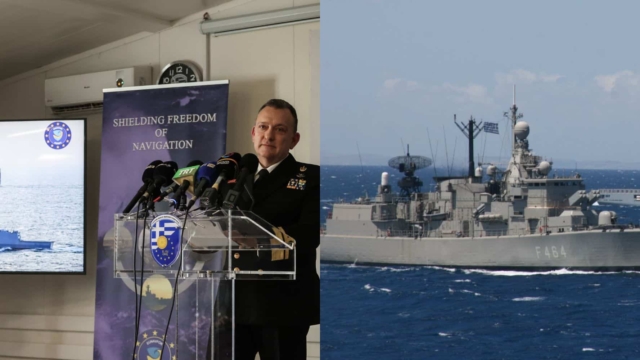 Επιχείρηση ΑΣΠΙΔΕΣ: «Πατά πόδι» στην ΕΕ ο Υποναύαρχος Βασίλειος Γρυπάρης – Το αυστηρό μήνυμα για τα πλοία που (δεν) του δίνουν για την αποστολή στην Ερυθρά Θάλασσα