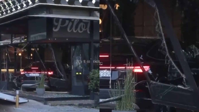 Τροχαίο στη Συγγρού: Αυτοκίνητο με «τρελή» πορεία έπεσε πάνω σε καφετέρια (video)