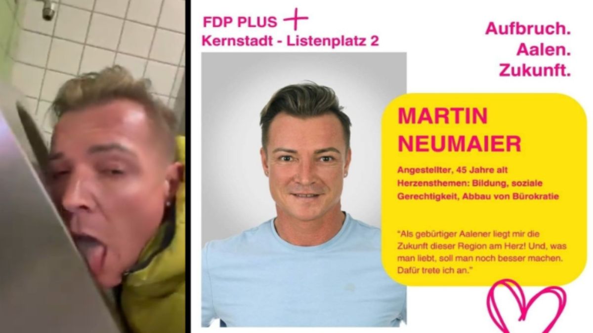 Martin Neumaier: Στέλεχος των Φιλελευθέρων στη Γερμανία γλείφει δημόσια τουαλέτα και το πιγκάλ