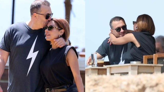 Τρελά ερωτευμένη η Μαριάντα Πιερίδη: Αχώριστη από τον σύντροφό της, Πάνο Ιωάννου – Φιλιά και αγκαλιές σε καφέ της Γλυφάδας με θέα τη θάλασσα