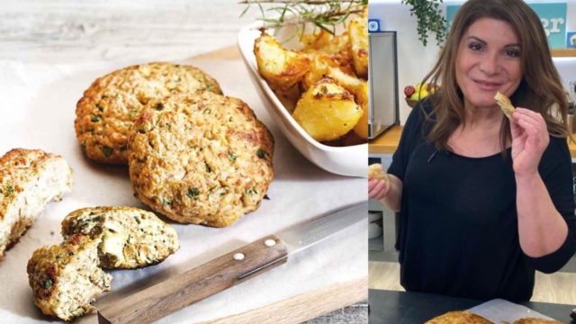 Συνταγή για τα πιο yummy light μπιφτέκια κοτόπουλο από την Αργυρώ Μπαρμπαρίγου