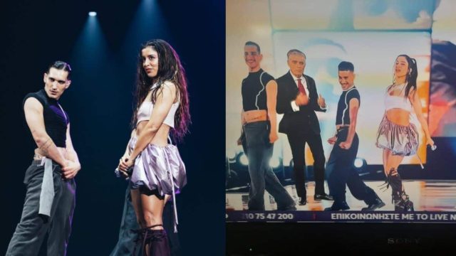 Κι όμως το έκανε ο Νίκος Ευαγγελάτος: «Πήγε» Eurovision στο πλευρό της Μαρίνας Σάττι – «Ο πέμπτος χορευτής του τελικού…» (video)