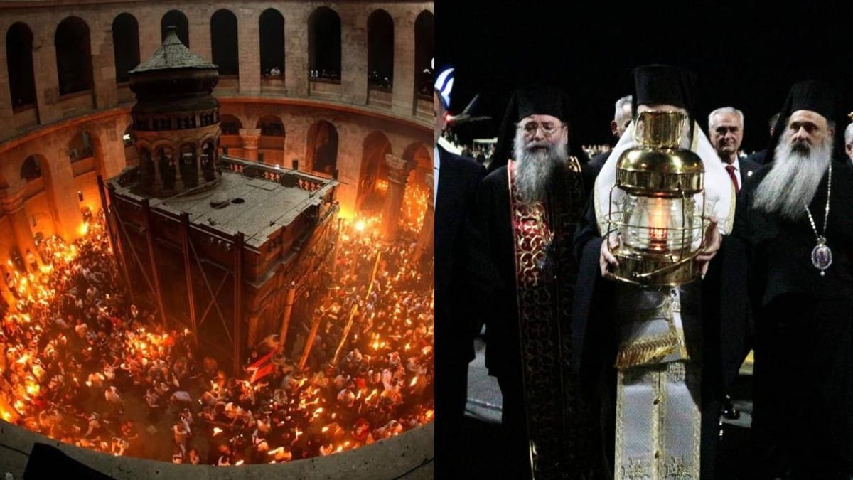 Σε εξέλιξη η τελετή αφής του Αγίου Φωτός στον Ναό της Αναστάσεως στα Ιεροσόλυμα: Πότε θα φτάσει στην Ελλάδα – Δείτε LIVE