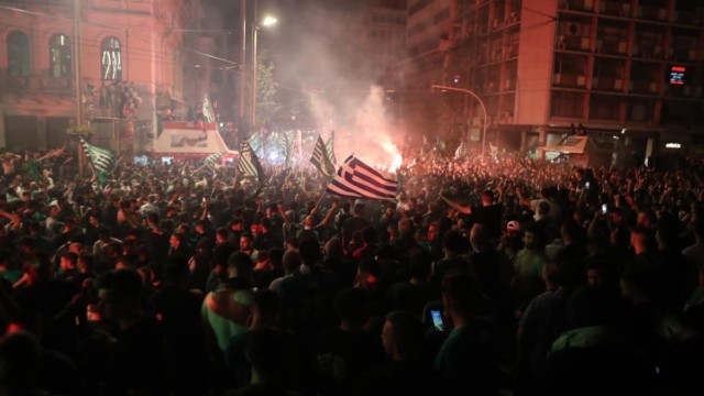 Ατελείωτο πράσινο πάρτι σε όλη την Ελλάδα: Πανηγυρισμοί μέχρι το ξημέρωμα για τον Επτάστερο Παναθηναϊκό – Το μεσημέρι της Δευτέρας (27/5) στην Ελλάδα οι θριαμβευτές