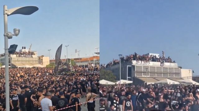 «Σήκωσε το… δεν μπορώ να περιμένω» – Έξαλλοι πανηγυρισμοί από οπαδούς του ΠΑΟΚ εν όψει του ντέρμπι για το πρωτάθλημα
