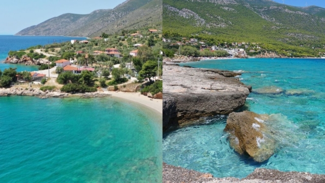 Γαλάζια «όαση» 1 ώρα και 20 λεπτά από την Αθήνα: Η παραλία με την πλούσια βλάστηση και τα κρυστάλλινα νερά