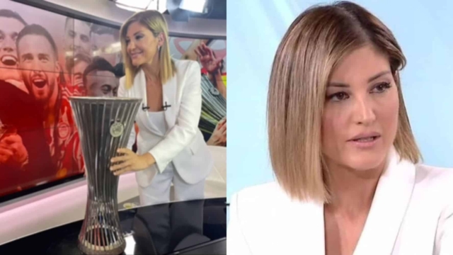 Η Ράνια Τζίμα «σηκώνει» την κούπα του Ολυμπιακού – Η αστεία φωτογραφία στο Instagram