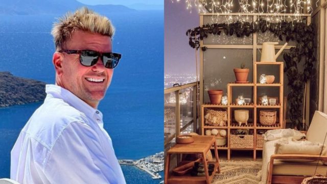 Ο Σπύρος Σούλης φέρνει το «νησί» στο μπαλκόνι: 7+1 κόλπα για να φτιάξετε έναν μικρό παράδεισο