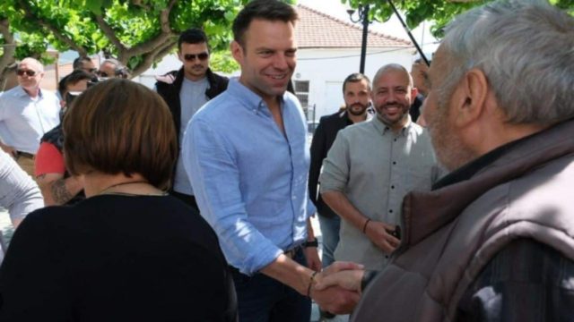 Έκπληξη στα γραφεία της Νέας Δημοκρατίας στο Κιλκίς έκανε ο Στέφανος Κασσελάκης