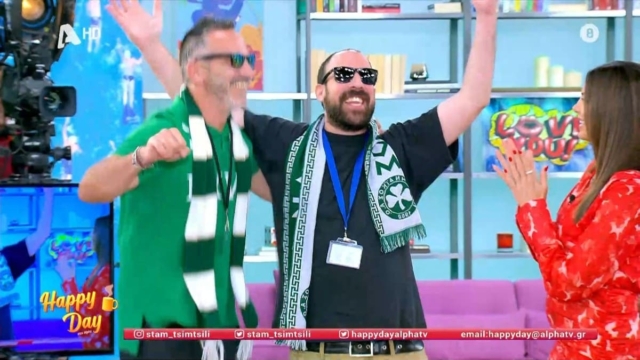 Το «έκαψαν» πρωινιάτικα στην Τσιμτσιλή: Ξεκίνησαν την εκπομπή με τον ύμνο του Παναθηναϊκού! (video)