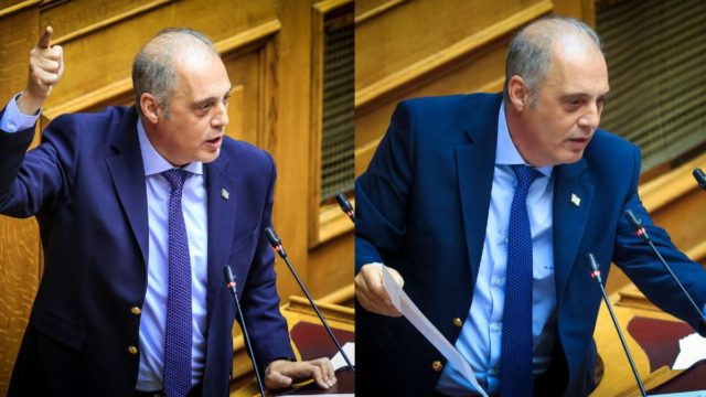 Κυριάκος Βελόπουλος: Έσκισε από το βήμα της Βουλής τη Συμφωνία των Πρεσπών (video)
