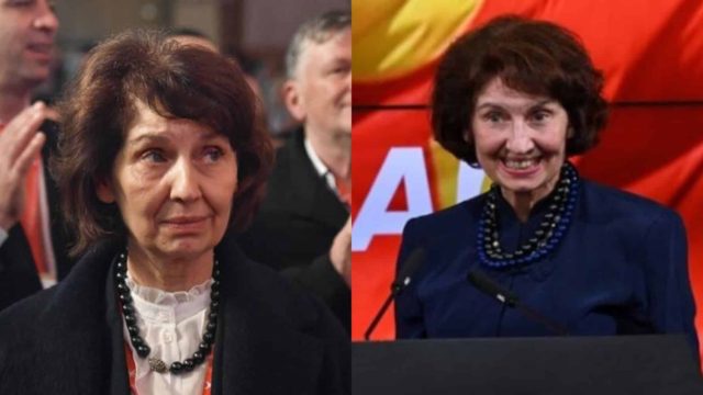 Το είπε και το έκανε: Η Σιλιάνοφσκα ορκίστηκε πρόεδρος και αποκάλεσε τη χώρα της «Μακεδονία» – Αποχώρησε η Ελληνίδα πρέσβης