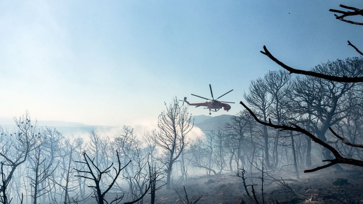 Φωτιά στη Πάρνηθα: Ήχησε «112» σε όλη την Αττική