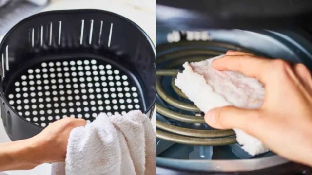 Υπολείμματα φαγητού και άσχημες μυρωδιές στο Air Fryer: 6+1 κόλπα για να το καθαρίσετε σε χρόνο dt