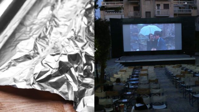 Θερινό σινεμά στο σπίτι: Το κόλπο με το αλουμινόχαρτο για χειροποίητο προτζέκτορα