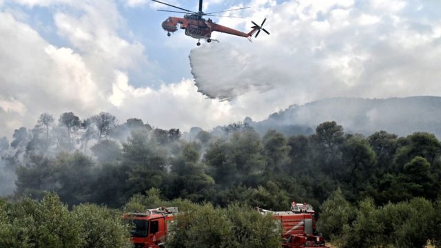 Φωτιά στον Ασπρόπυργο: Επί ποδός η Πυροσβεστική