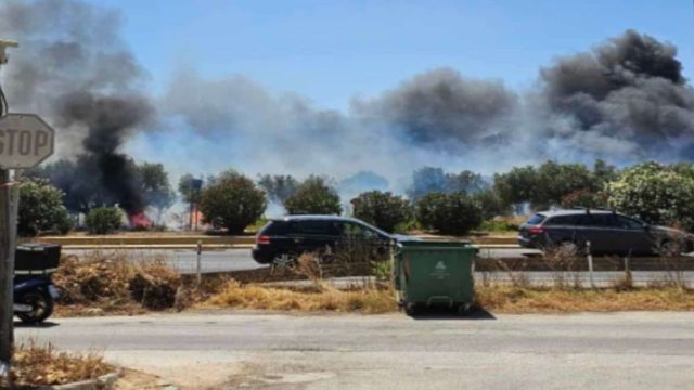 Φωτιά σε Καλύβια και Μαρκόπουλο – Κινητοποίηση ισχυρών δυνάμεων της Πυροσβεστικής