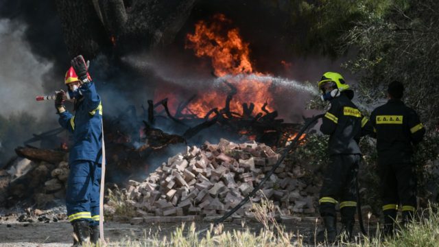 «Κόκκινος» συναγερμός στην Εύβοια: Φωτιά σε δασική έκταση στην περιοχή της Καρύστου