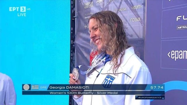 Η απίθανη Γεωργία Δαμασιώτη πήρε το ασημένιο κι έφυγε για Παρίσι! (video)