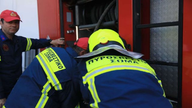 Μήνυμα 112 για πυρκαγιά στη Βάρης – Κορωπίου