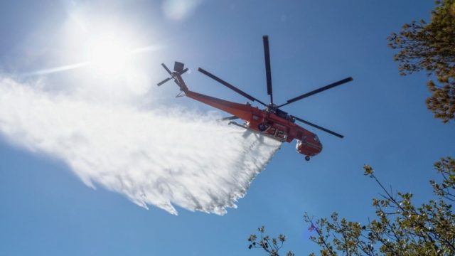 Μεγάλη φωτιά στη Βοιωτία: Κινητοποιήθηκαν εναέρια μέσα