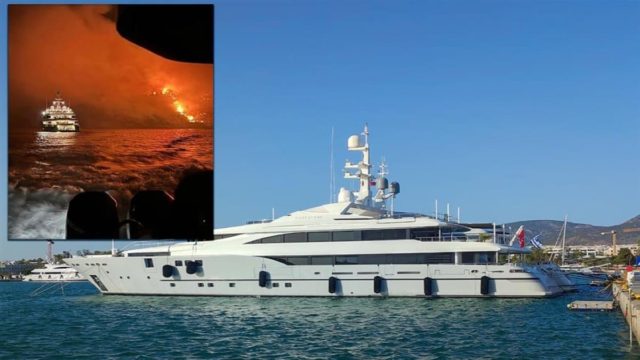 Φωτιά στην Ύδρα: Ποινική δίωξη και κατά των επιβατών της θαλαμηγού «Περσεφόνη» -Υπολείμματα κροτίδων βρέθηκαν στην ακτή (video)