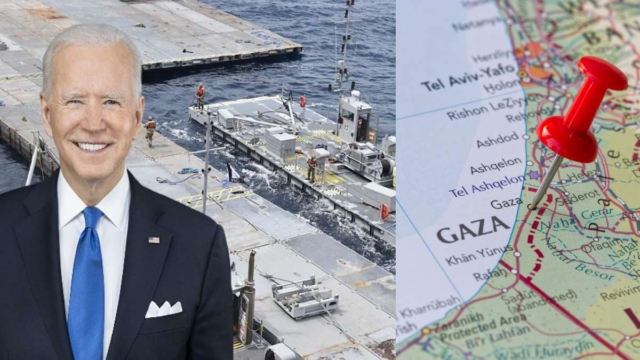 Φιάσκο για την πολυδιαφημιζόμενη θαλάσσια γέφυρα του Μπάιντεν στη Μεσόγειο! Καταρρέει η προβλήτα για την ανθρωπιστική βοήθεια στη Γάζα