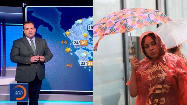 «Μαυρίζει» το καλοκαίρι ο Κλέαρχος Μαρουσάκης: «Θύελλα με τόξο βροχών…»