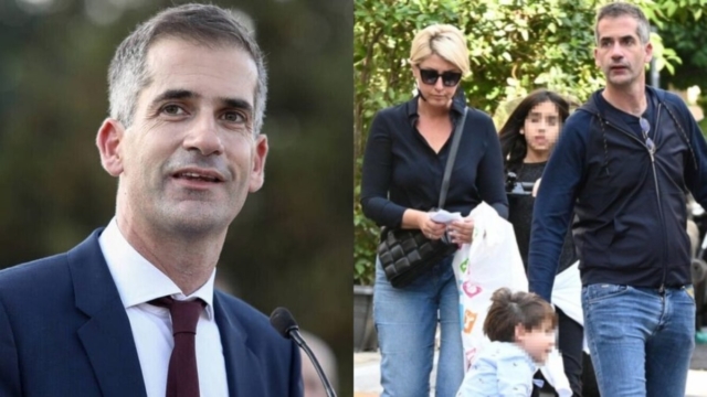 «Φτυστός» ο μπαμπάς του, τον πέρασε σε ύψος: Καμαρώνει όσο ποτέ ο Κώστας Μπακογιάννης δίπλα στον 17χρονο γιο του